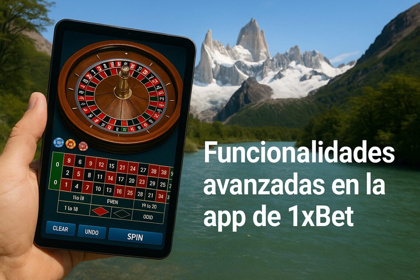 Advanced features in the 1xBet app